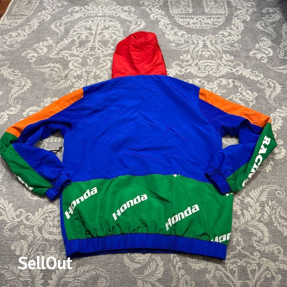 21 Savage x Honda x Forever 21 Unisex Windbreaker Jacket Multicolor - Picture 2 of 9